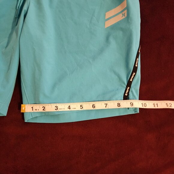 Hurley Men's Exist Slash Lightweight Sport Shorts Blue Size Small - Picture 11 of 11